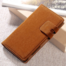 Luxury Z3 Wallet Cover Soft Feel PU Leather Case For Sony Xperia Z3 D6603 D6653 Card Slot Stand Function Flip Book Style