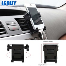 Universal Stand Car Holder For iPhone 5 6 Car Air Vent Mount Holder GPS Accessories Stand For Your Mobile Phones Holders ZJ14