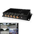 IR control 4 Cameras Video Control Car Cameras Image Switch Combiner Box for Front side Rear