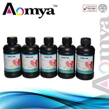 6x250ml BK/C/M/Y/White/White UV LED INK for Epson DX5 DX6 DX7 Printer Head Amoya High Quality