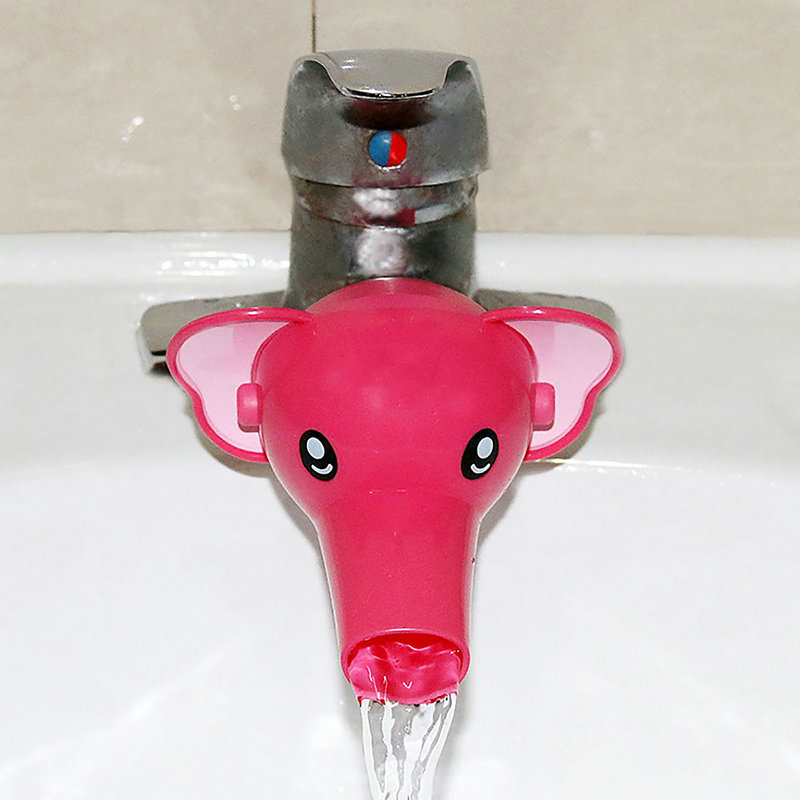 3 Cartoon Animal Style Baby Children Kids Washing Hands Bathroom Sink Water Tap Faucet Extender