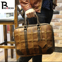New Popular High Quality Pu Leather Business Bag For Men Messenger Shoulder Bags Large Crossbody Bags Laptop Handbag Briefcase