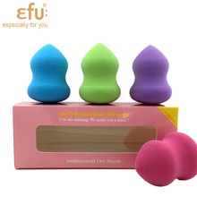 4pcs=1pack Soft Polyurethane Bundle Monster Pro Beauty Flawless Makeup Blender Foundation Cosmetic Puff Sponges Bag #1104