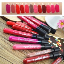 Waterproof Elegant Daily Color liquid Lipstick matte smooth lip stick lipgloss Long Lasting Sweet girl Lip lipstick to mouth