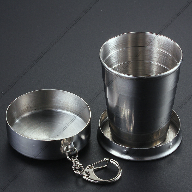 75ml mini stainless steel portable travel folding 75ml mini stainless steel portable travel folding