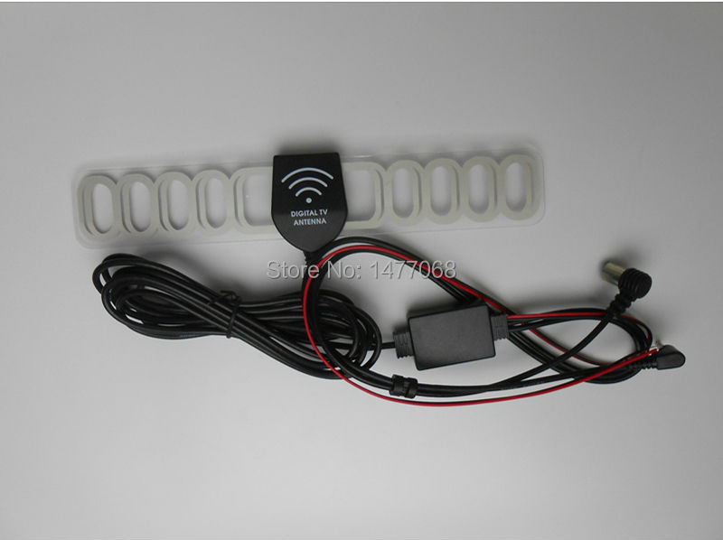New RF DC3.5 Plug Actve Analog TV Car Antennas Built-in Amplifier Receiver Free Shipping