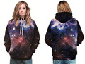 Dog Pattern Clouds Women Skateboarding Sweatshirt Blue Starry Night Hooded Hoodies Autumn Active Jumper Hooded Pullover
