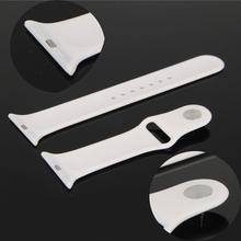 ZJM For Apple Watch Sport Band 42mm Silicone fluoroelastomer With Aluminum Case 1 1 original For