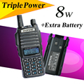 BaoFeng UV 82 8w UV 82HX Portable Radio 10KM Walkie Talkie Sister amateur radio baofeng uv