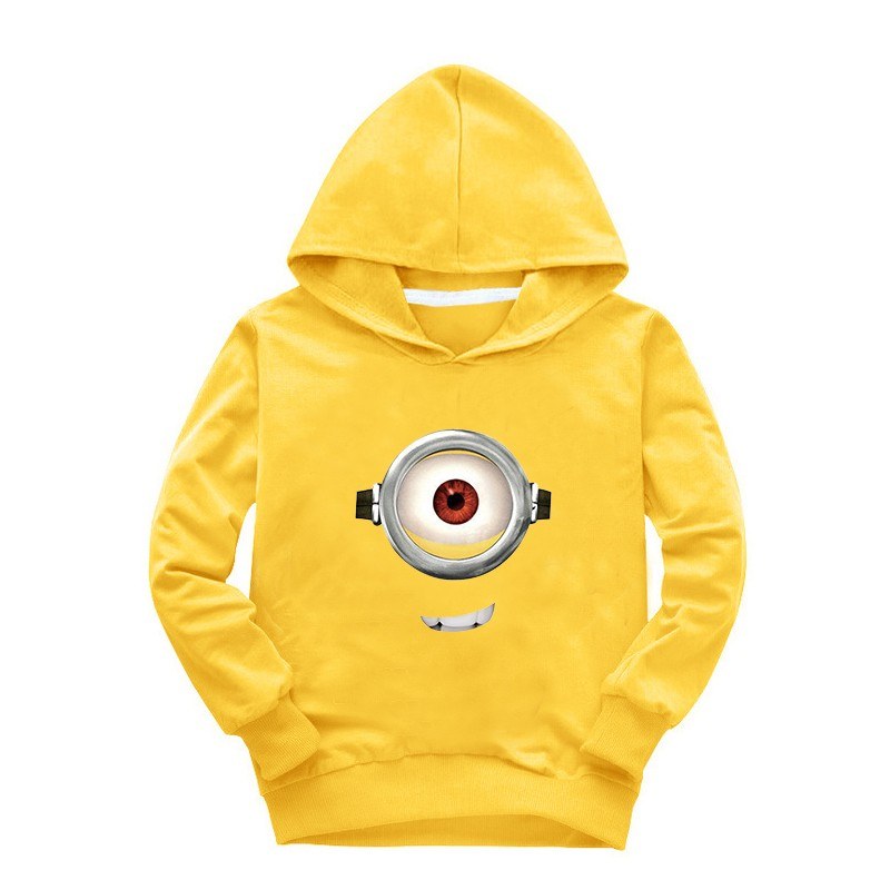 1pcs lot 2015 despicable me 2 minion boys clothes girls nova shirts child Spring hoodies Tops