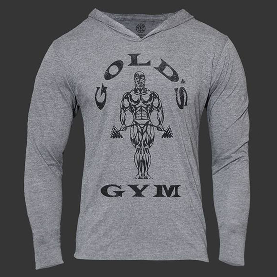 Image of Mens Golds Gym Hoodies Bodybuilding Sweatshirt Men 2015 Sports Suit Long Sleeve Tracksuit Cotton Supreme GASP Pullover Bape Top