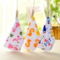 100 Cotton Printing Infant Feeding Saliva Towel Small Square Double Soft Face Towel Baby Handkerchief Newborn