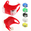 1x Waterproof Silicone Mountain Bike Cycling Light Front Rear Tail Lamp Flash Light Bicycle Handlebar Frame