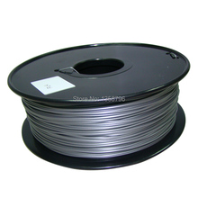 silver color Makerbot/reprap/mendel/UP 3D printer filaments ABS/PLA 1.75mm/3mm 1kg(2.2lb)