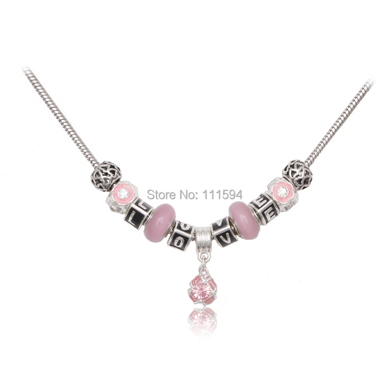 ... Murano-Glass-beads-bracelet-Necklace-Pendants-Chain-for-women-DIY.jpg