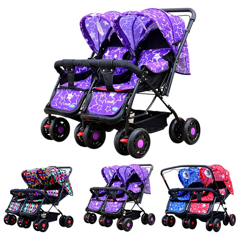 double buggy for new baby and toddler