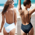 2016 New Sexy Women s One Piece Swimsuit Swimwear Bathing Monokini Push Up Padded Bikini Women
