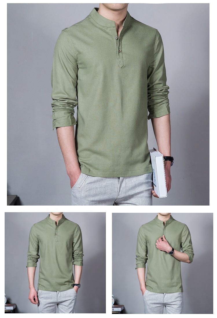 asian linen shirt