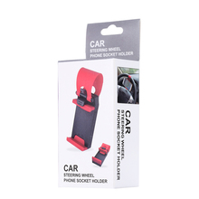 Universal Car GPS Navigate Stand Steering Wheel Phone Clip Holder Case for iPhone 4 5 6