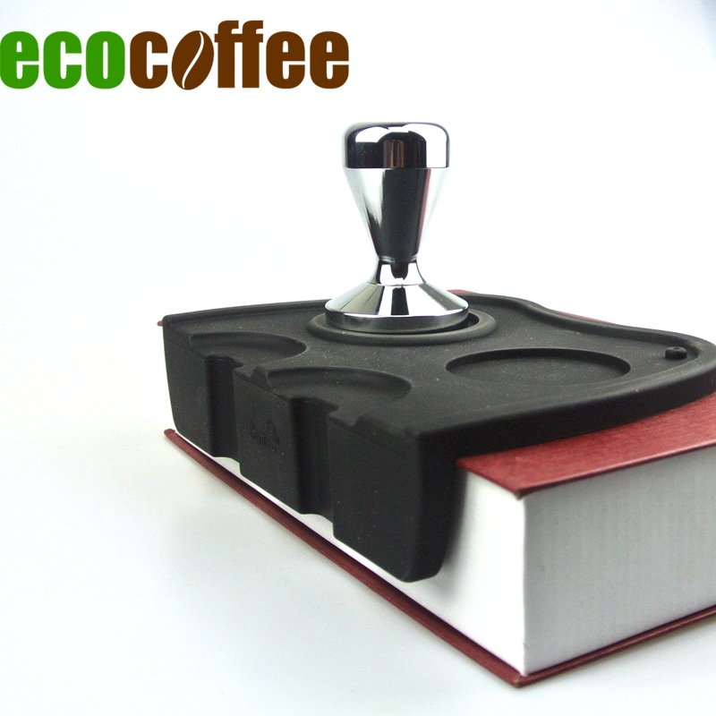 1PC Espresso Coffee Tamper Mat Silicone rubber tampering corner mat Espresso Coffee Maker on ...