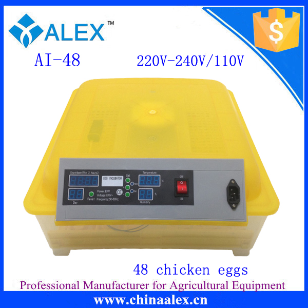 egg hatching machine AI-48 used poultry incubator for sale