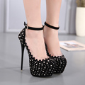 Fashion Rivet High Heels Women Shoes Party Wedding High Quality Shoes Platform Shoes Woman Sexy Pumps