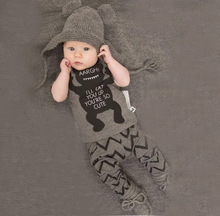 2016 INS Fashion Child Apparel Summer Baby Clothes Baby Boys Clothing 2PCS/Set Carter Kids Sets Monster Children Clothing