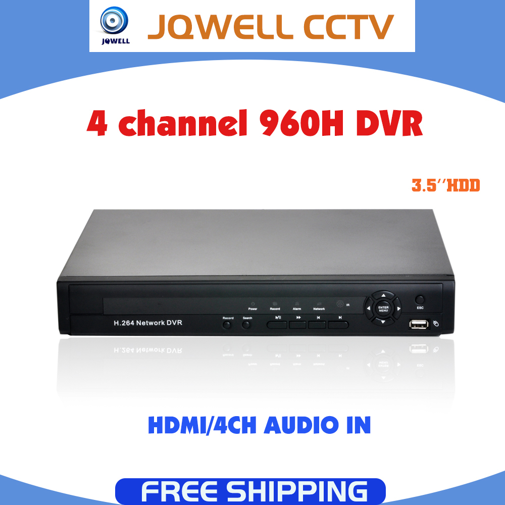 Security CCTV DVR 4CH 960H with HDMI 3G WIFI P2P Cloud network video recorder H.264 D1 Standalone DVR 4 channel