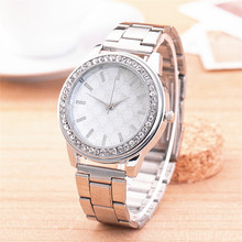 Relojes mujer 2015 mujeres relojes famosa marcas de plata ronda analógica piedras reloj de cuarzo mujeres Ladies reloj de pulsera mujer reloj