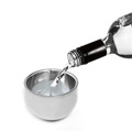 100ML 7 2cm Shinning Double Layer Steel Shave Brush Soap Cream Water Tea Wine Mug Bowl