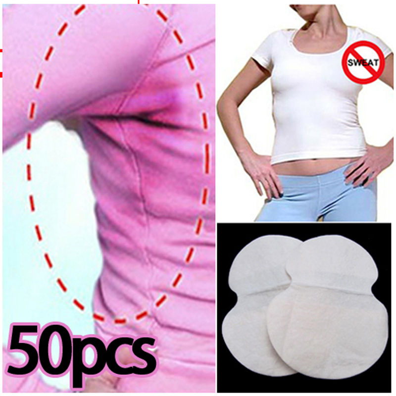 Image of 50pcs/lot Summer Deodorants Underarm Sweat Pads Dress Clothing Perspiration Pads Shield Absorbing Pads For Armpits Free Shipping