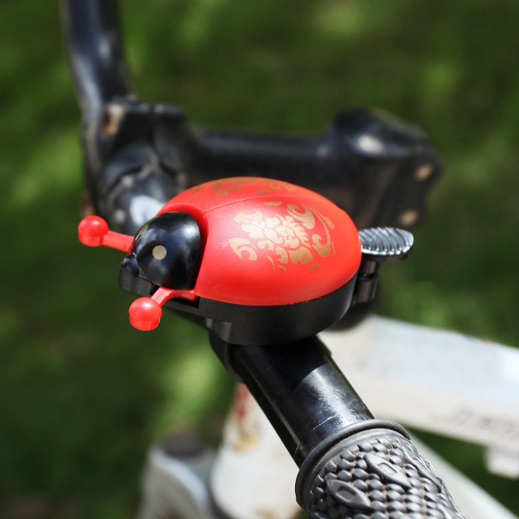 1 Pcs Funny Bicycle Bell Ladybug Cycling Ride Bike Ring Bell Ladybird Alarm 