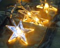 AC220V 5M 28 LED Party fairy Lights Battery Five pointed Star LED Christmas string lights for