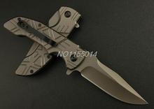 New Bok DA32 folding knife blade 440 steel processing of titanium coating Freeshiping hunting camping knife
