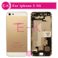 DHL 50Pcs Lot Brand New Complete Full Middle Frame Chassis Housing Assembly with Flex Cable For