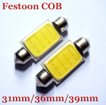 4 X 31mm 36mm 39mm C5W Car led festoon light COB 12 chips Auto super bright COB Festoon MAP/DOME/INTERIOR LIGHTS