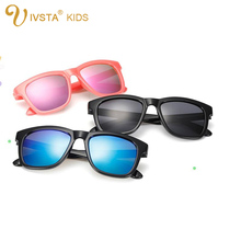 IVSTA TR90 Kids Sunglasses boys square Glasses Polarized Lenses Polaroid UV400 student Children’s Frame Girl mirror retro 2201