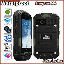Snopow M6 Waterproof Dustproof Shockproof Rugged Outdoor SmartPhone Android 4.0 MTK6572W 1.2GHz Dual Core ROM 4GB 3.5″ Dual SIM