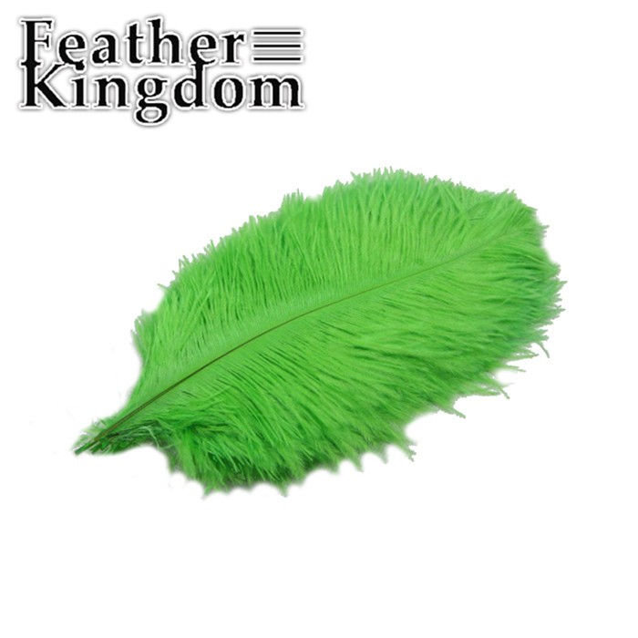 apple green OSTRICH FEATHER