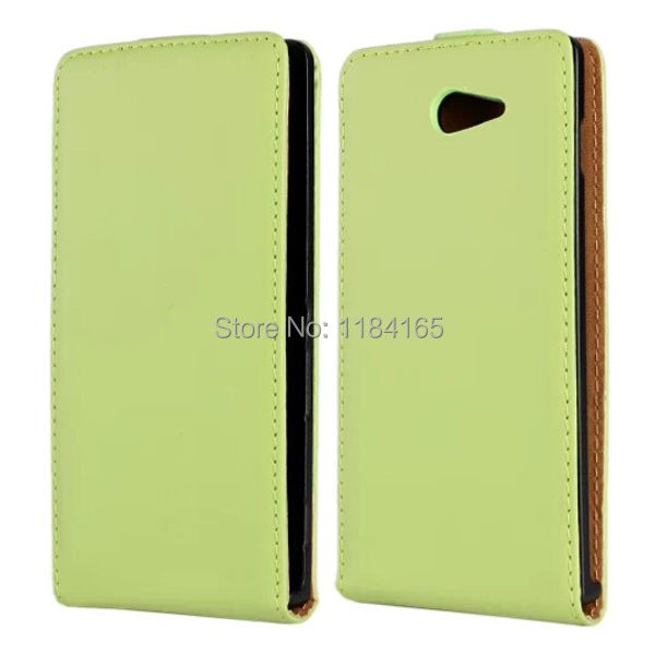 SONY-1119G_1_Fashion Vertical Flip Genuine Leather Holster Case for Sonyxperia m2 S50h