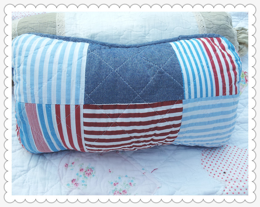 Baby pillow cases Cotton HANDMADE Embroidered Patch work pillow case,cushion cover washed pilow