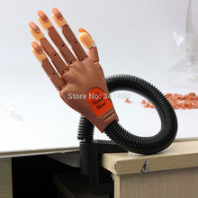 SaintRomy PRO Original Supply New Super Flexible Rotate like Human Fingers Personal & Salon Nail Trainer Training Practice Hand