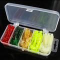50pcs box 5cm soft bait sea fishing tackle wobbler jigging fishing lure silicone bait soft worm