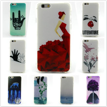 For iPhone6 Plus Sunset Elk Pattern Soft TPU Case For Apple iPhone 6 Plus 6S Plus Back Skin Cover Phone Protect ShockProof
