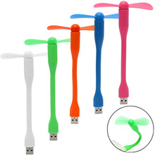 Portable Flexible USB Mini Fan Xiaomi popular portable USB Fan Low power For all Power Supply PC USB Output Free shipiing