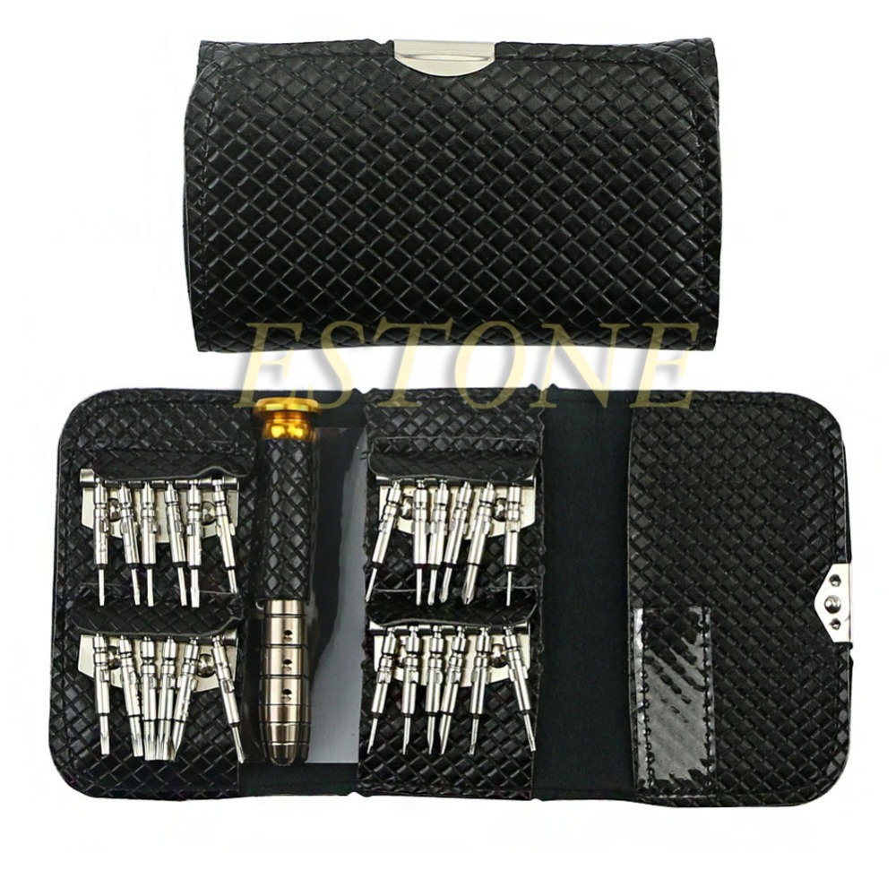 Free Shipping 25 in 1 New Precision Wallet Set Screwdriver Repair Tool For Cellphone PC