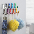 Decorative Aluminum Candy Color Wall Hooks Towel Hanger 9 colors Clothes hanger Metal Towel coat Robe