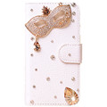 DIY Cute Luxury Crystal Diamond Flip Leather Case Cover For Xiaomi Redmi Note 2 Handmade Bling