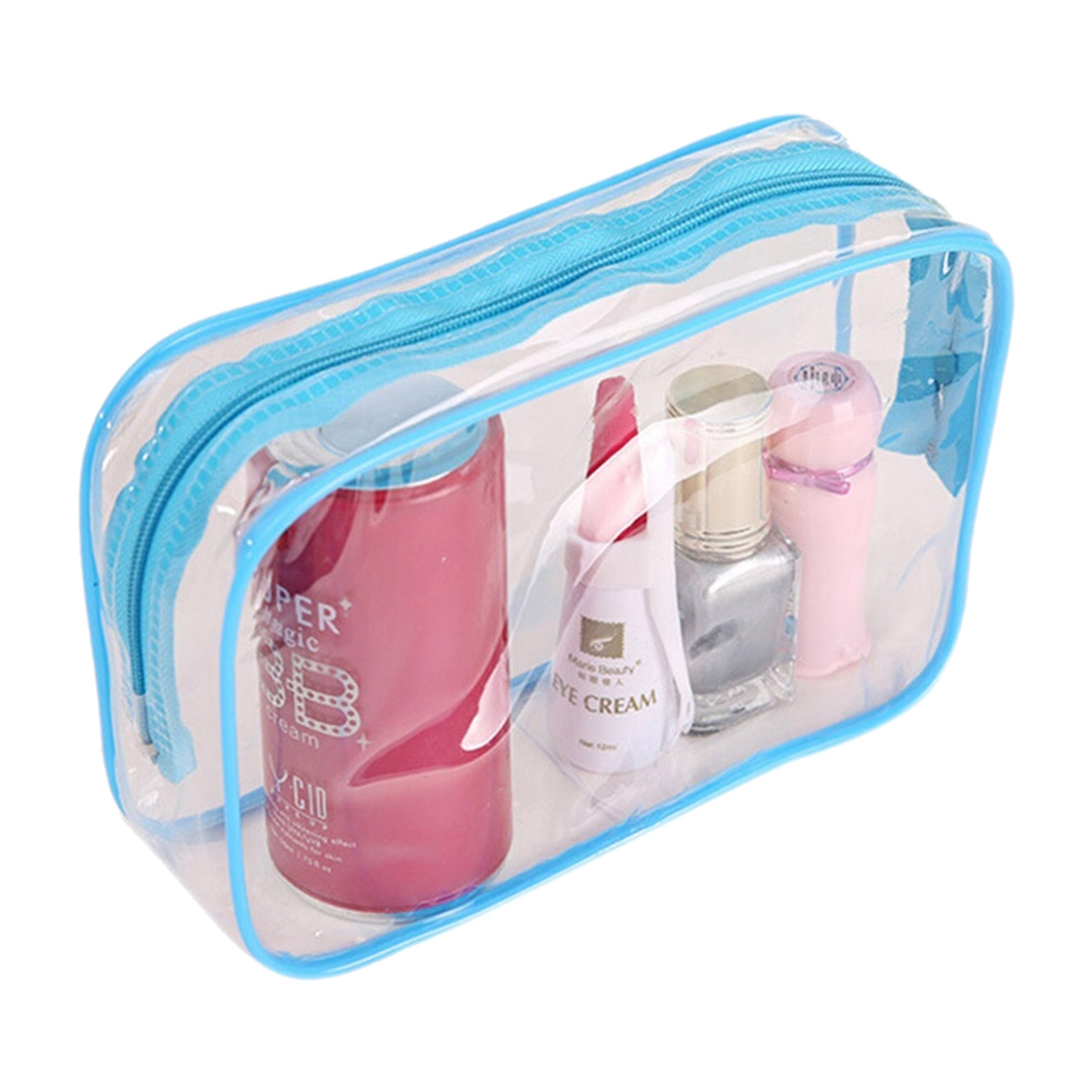 2020 Wholesale TEXU PVC Clear Pouch Make Up Bag Bathing Toiletry Zipper Cosmetic Organizer Bag ...