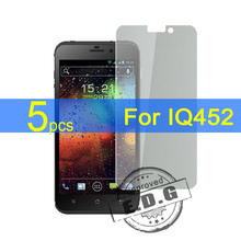 5pcs Ultra Clear LCD Screen Protector Film Cover For iQ452 Quad EGO Vision 1 Protective Film + cloth